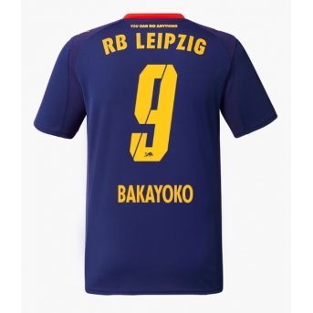 Billige Fotballdrakt RB Leipzig Johan Bakayoko #9 Replika Bortedrakt 2025-26 Kortermet